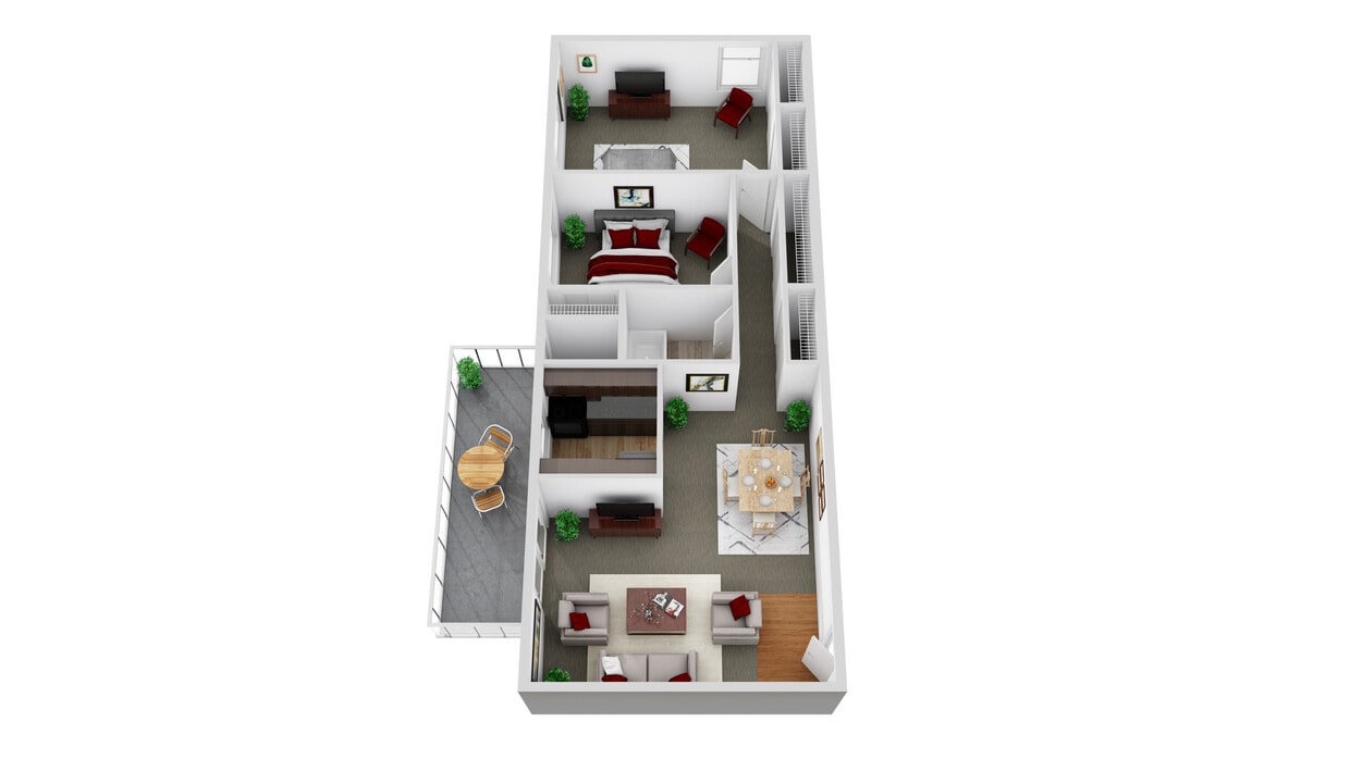 Floor Plan - 2 Bedroom
