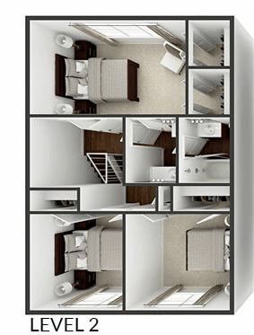 Floor Plan - 3 Bedroom 1.5 Bath 1860 sq ft