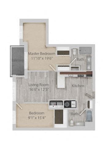 Floor Plan - b8-buck
