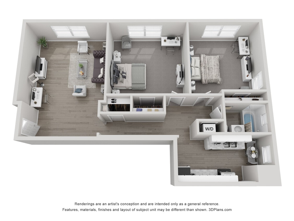 Floor Plan - B5 2x1 H Semi Upgrade-Call for Availability