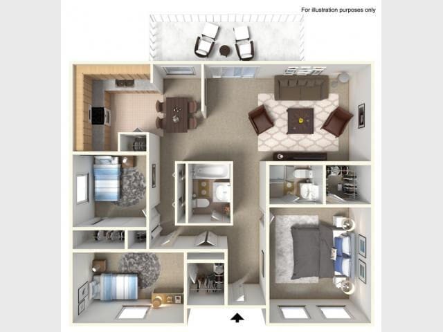 Floor Plan - 3x2