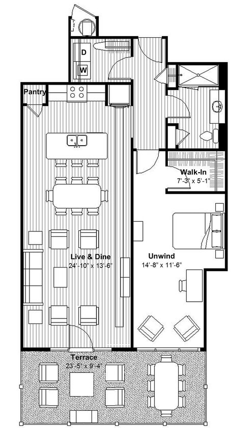 Luxury Loft 1 BR + Terrace, Spa Shower - Luxury Loft 1 BR + Terrace, Spa Shower