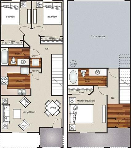 Floor Plan - 3x2 Renovated