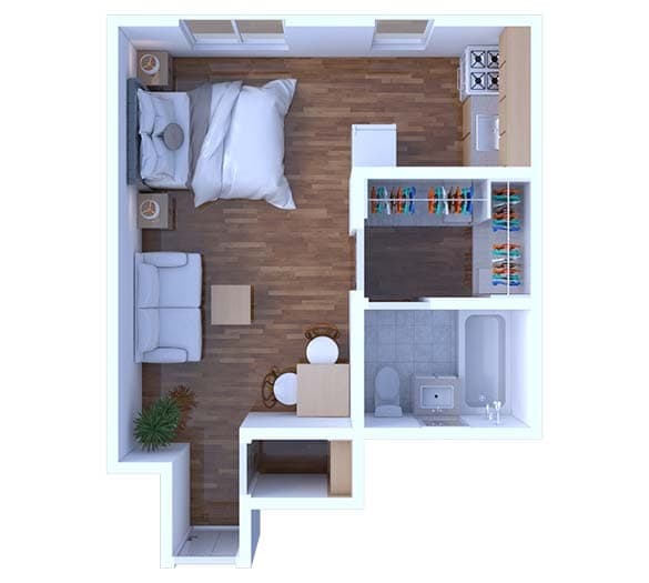 Floor Plan - Studio Floor Plan S5