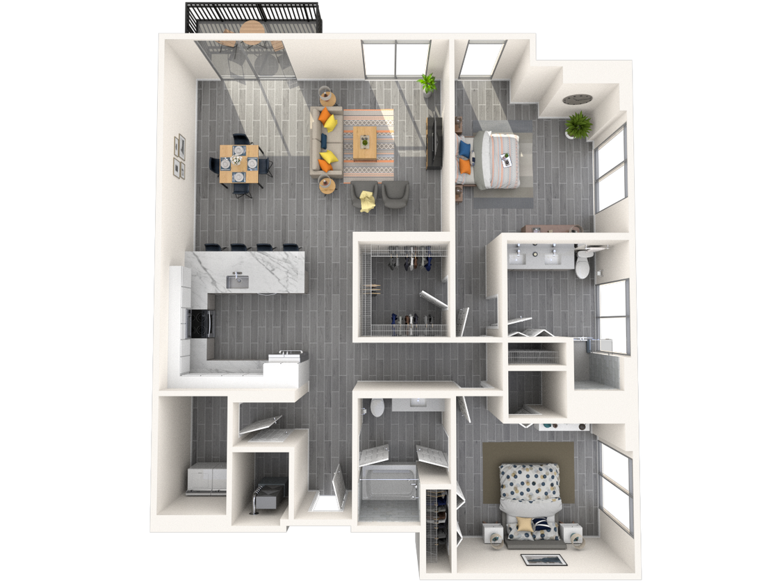 Floor Plan - BS1 - Penthouse South Residence