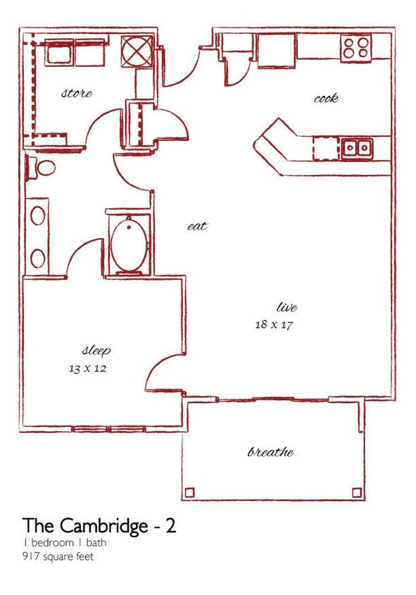 Floor Plan - Cambridge II