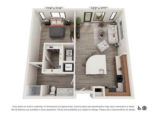 Floor Plan - 1E