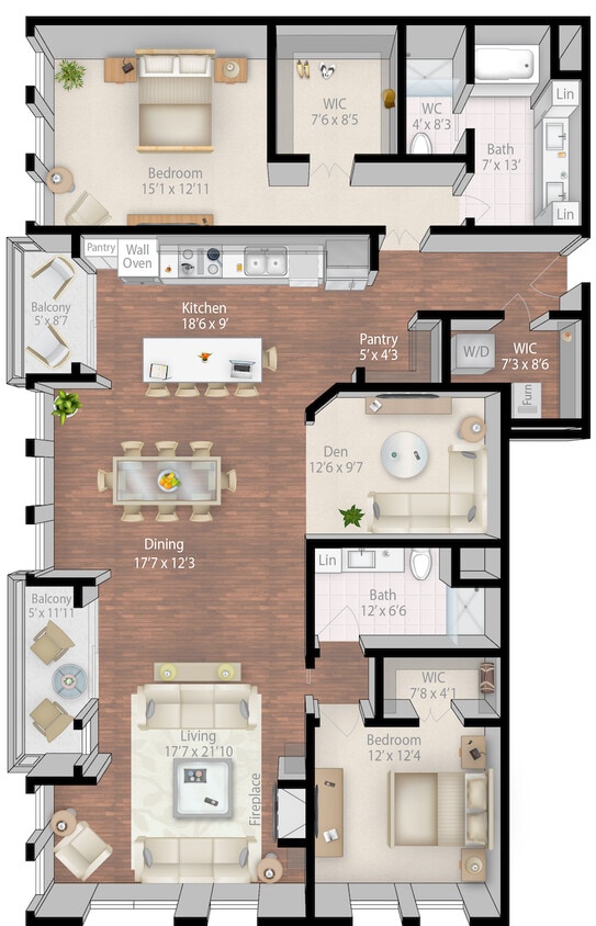 Floor Plan - Vermillion
