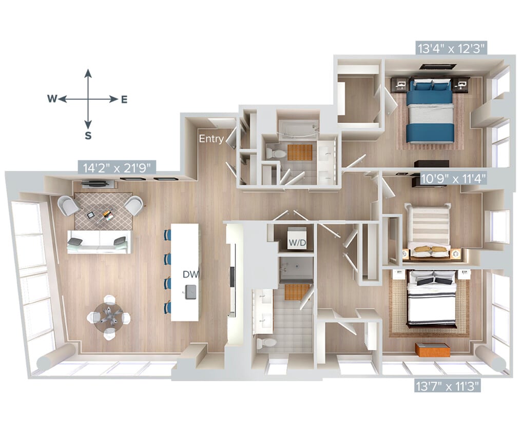 Floor Plan - C2-104-1713-Sig