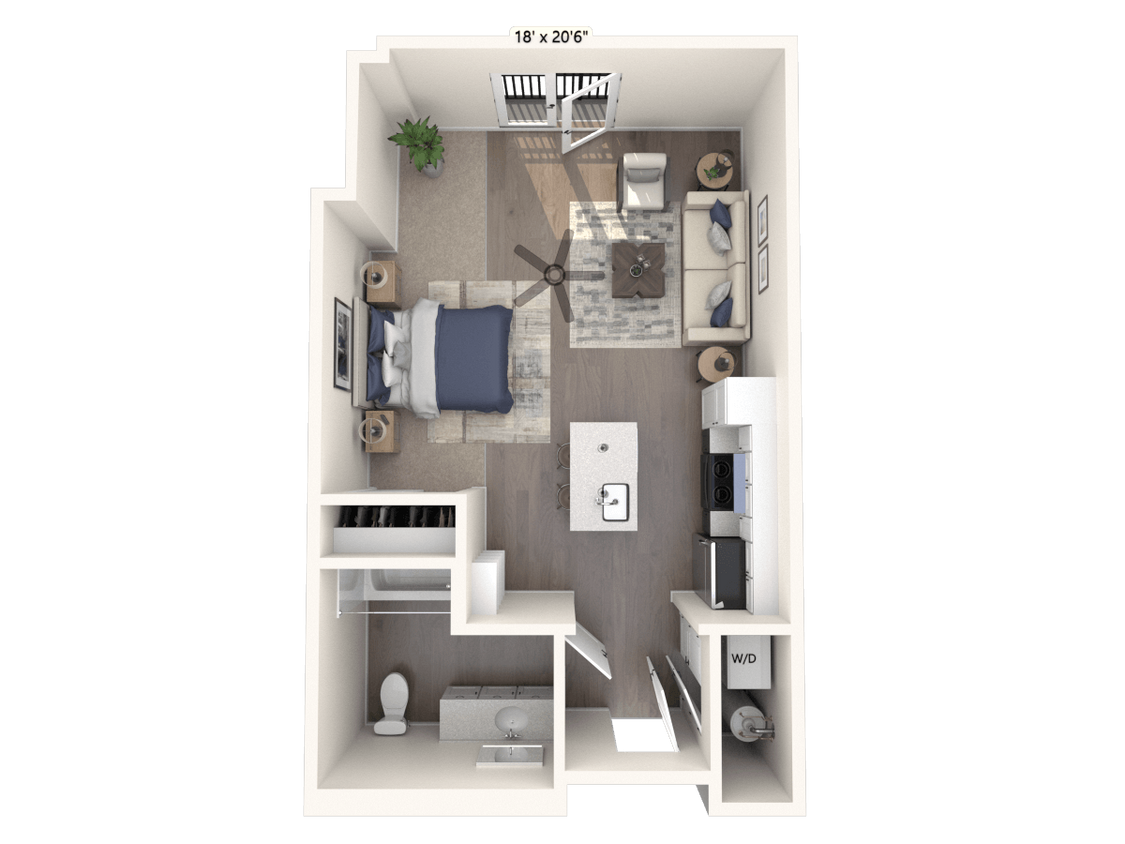 Floor Plan - Studio - A1 ALT