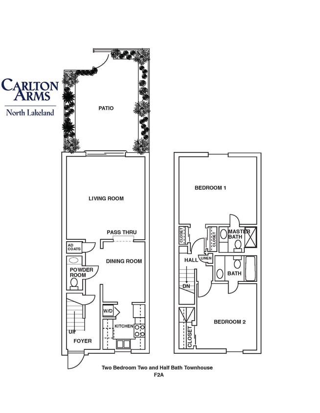 Floor Plan - F2A Townhome