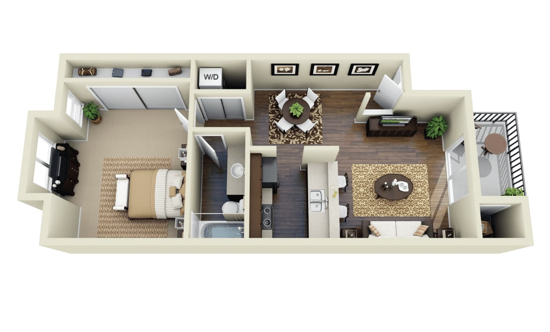 Floor Plan - A3 Renovated 