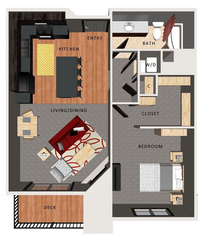 Floor Plan - (Flat) Seymour