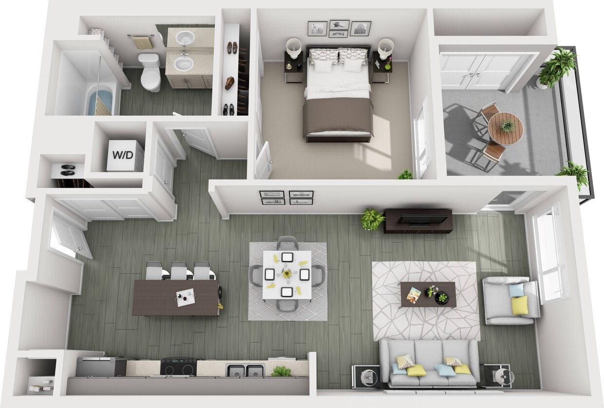 Floor Plan - A1C (1x1)