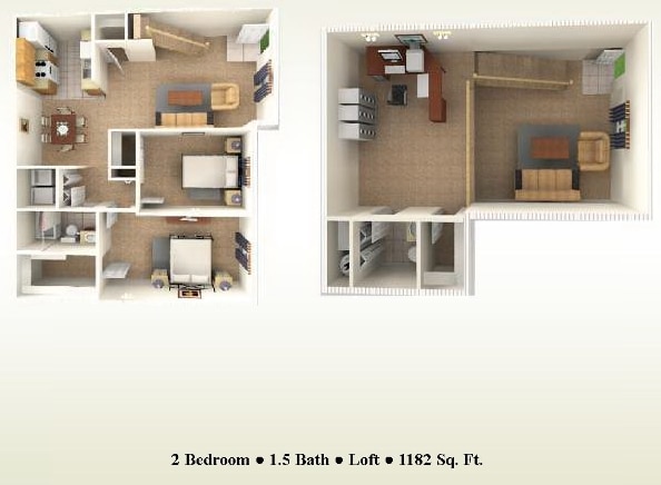 2BR/1.5BA - The Sequoia