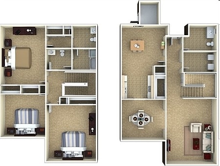 3BR/2BA - Active Military = BAH Pricing