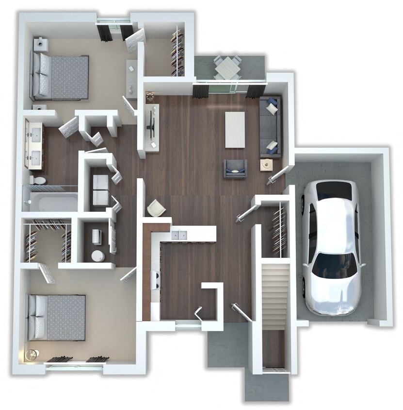 Floor Plan - Cottage w/Garage