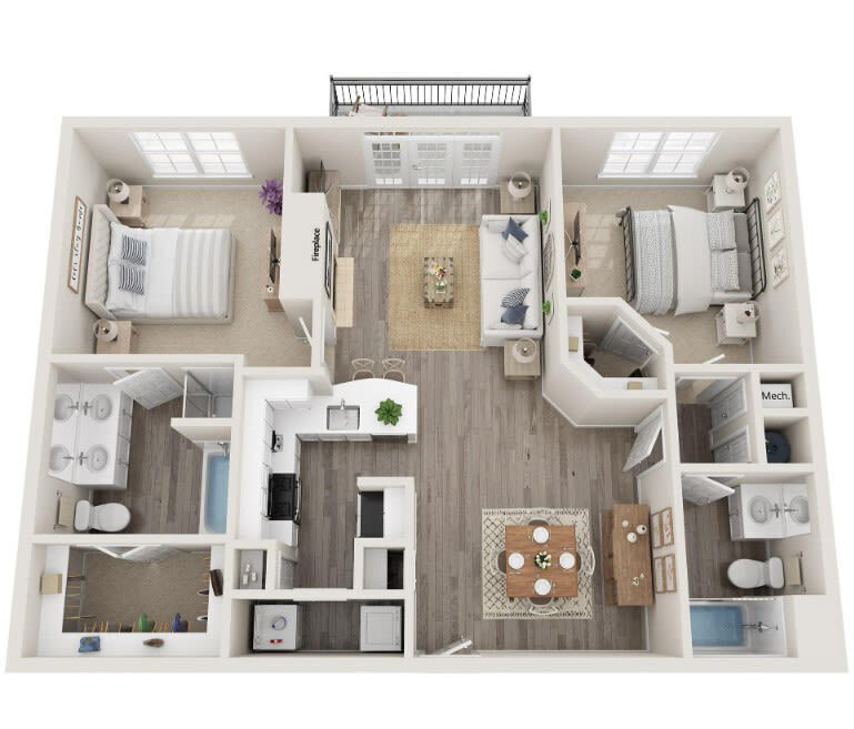 Floor Plan - Loebner