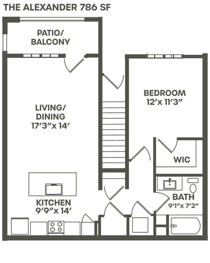 Floor Plan - The Alexander