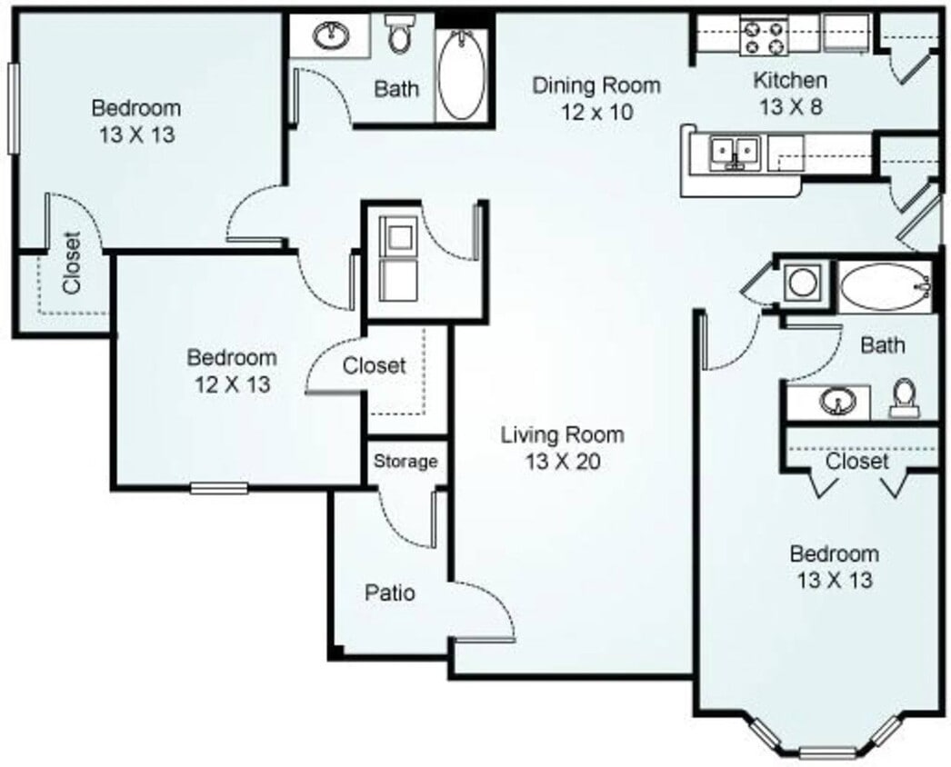 Floor Plan - C - The Majestic