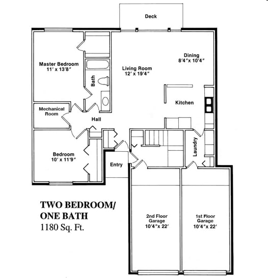 2BR/1BA - The Brookline Upper