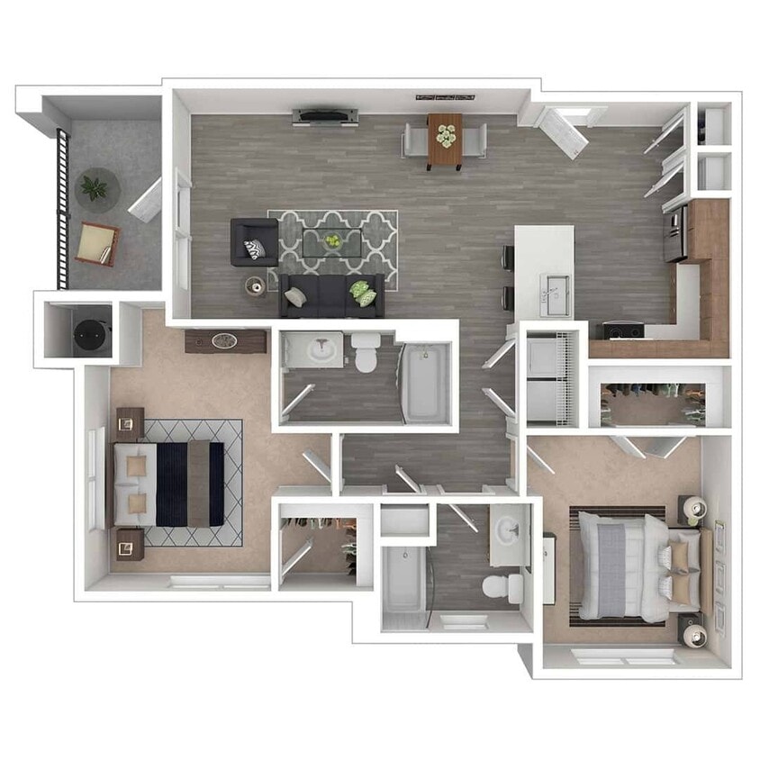 Peakline at Copperleaf B3 - 2x2-B