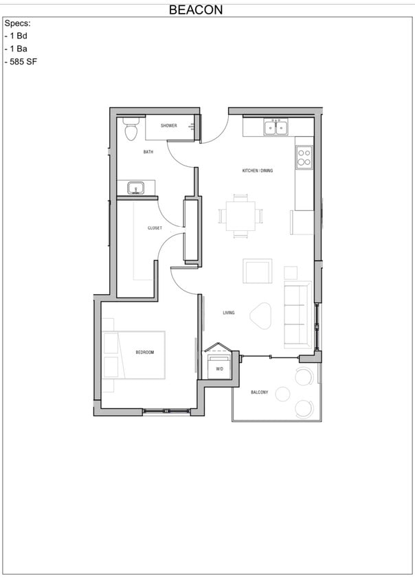 Beacon Floorplan - Beacon