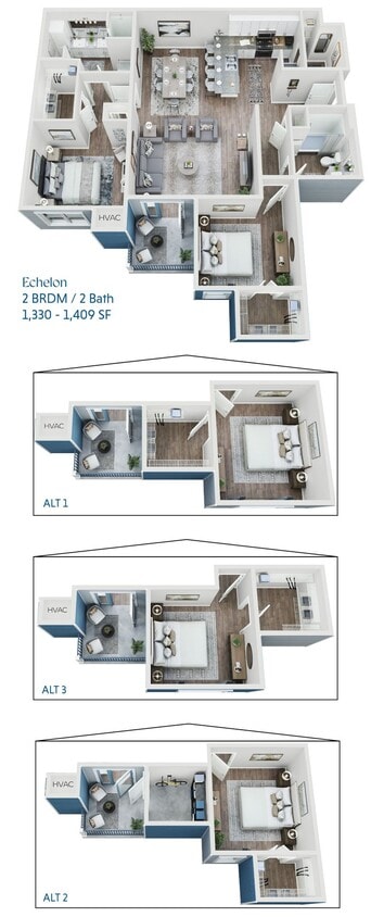 Floor Plan - 2X2A