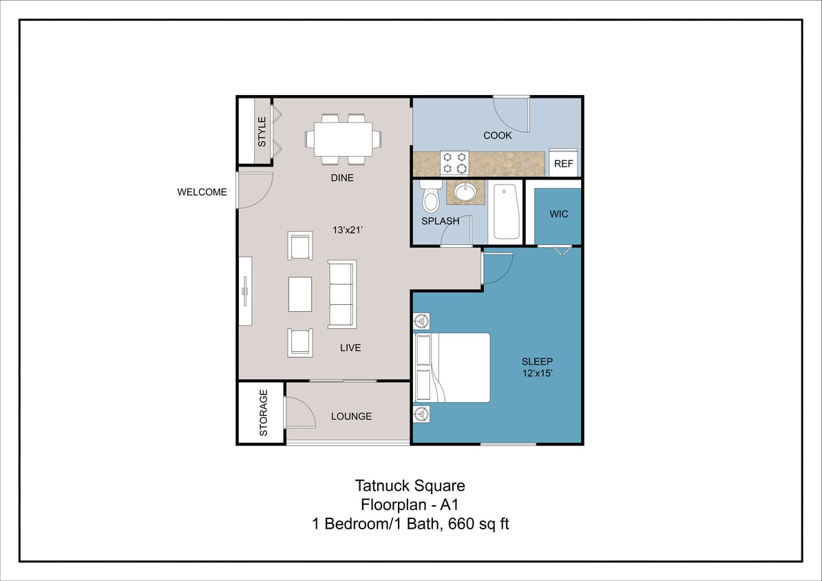 Floor Plan - A1 Renovated
