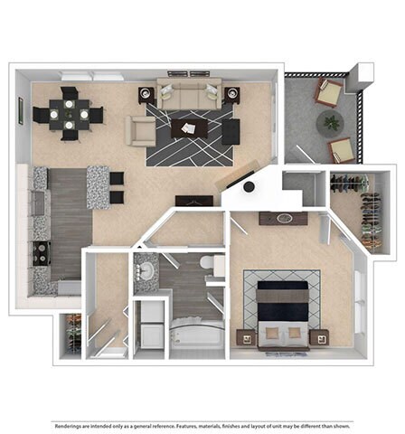 Floor Plan - A1E Roubaix