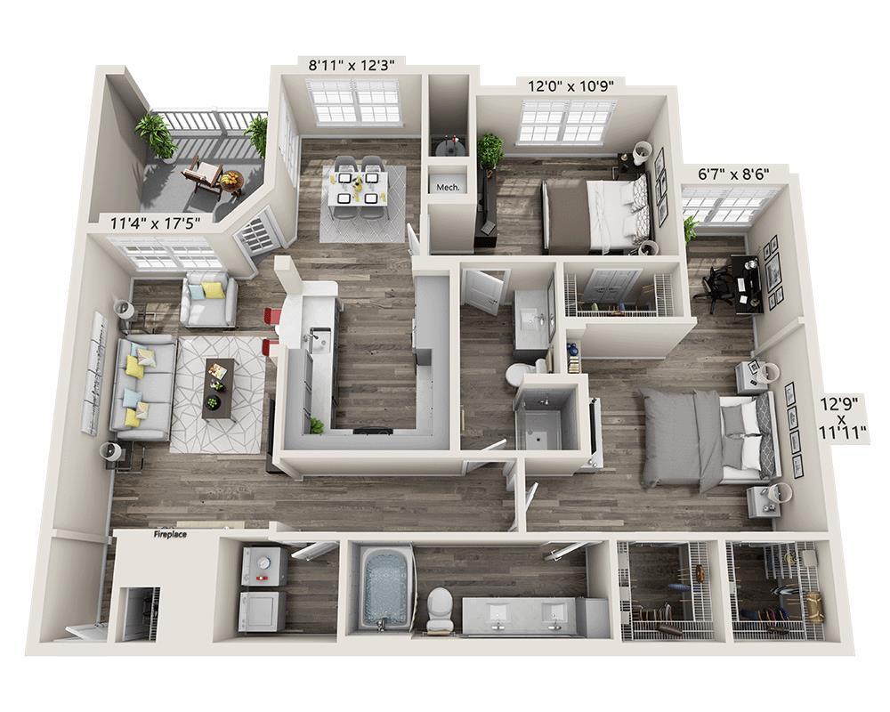 Floor Plan - Plan G2 (B2C)