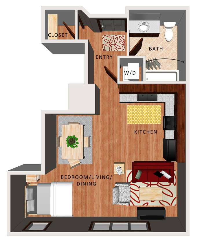Floor Plan - (Flat) Peony