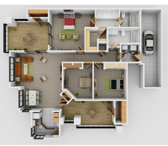 Chopin w/Attached Garage - Chopin w Attached Garage