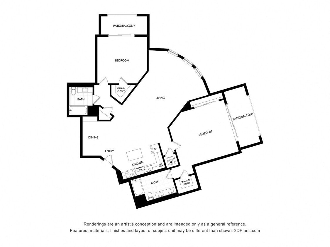 Floor Plan - 2 Bedroom