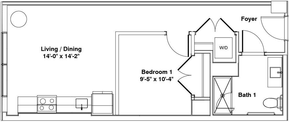 A1 floor plan Coeval - A1