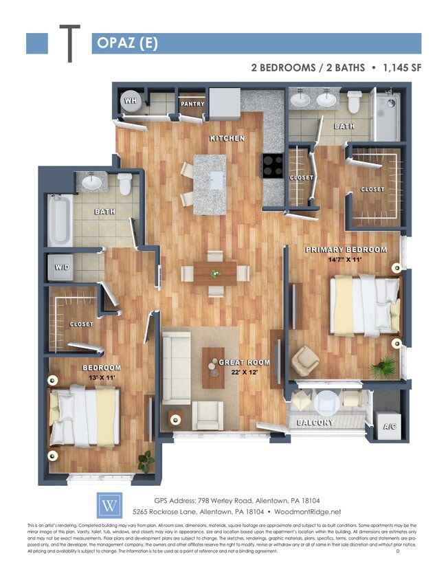 Floor Plan - Topaz E