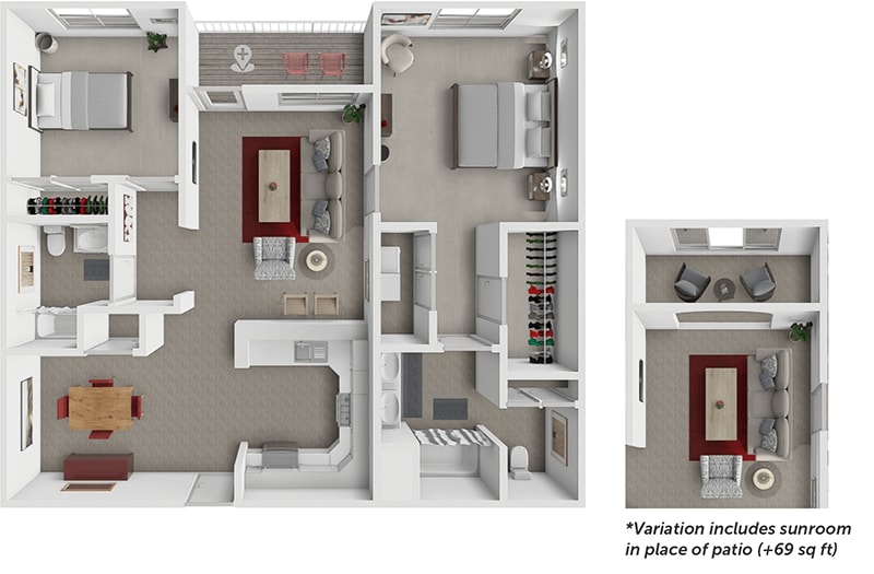 Floor Plan - The Mediterranean