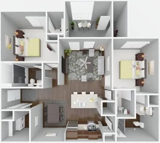 Floor Plan - 2 Bedroom Standard