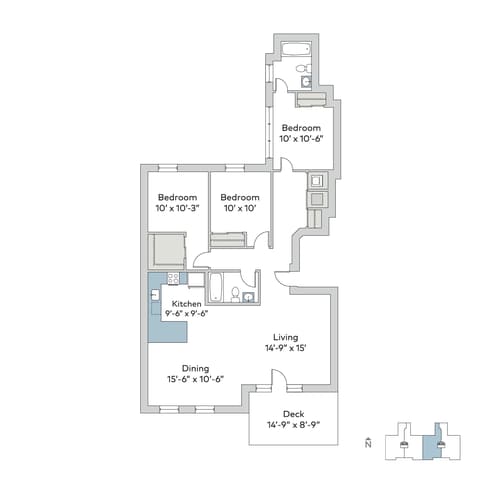 Floor Plan - 100-W3bB