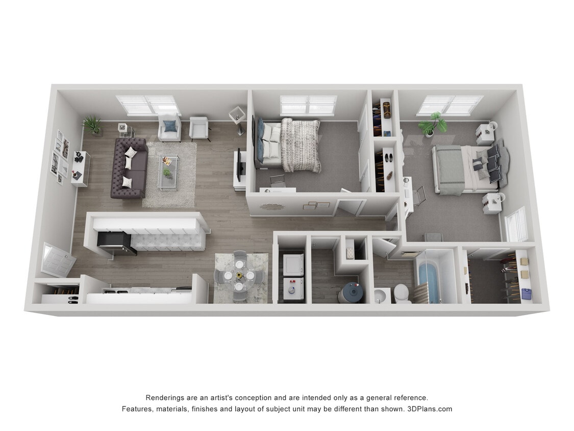Floor Plan - B4 2x1 C Standard-Call for Availability