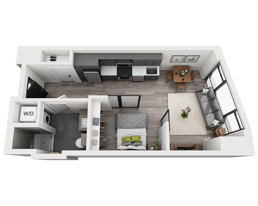 Floor Plan - Studio E1C