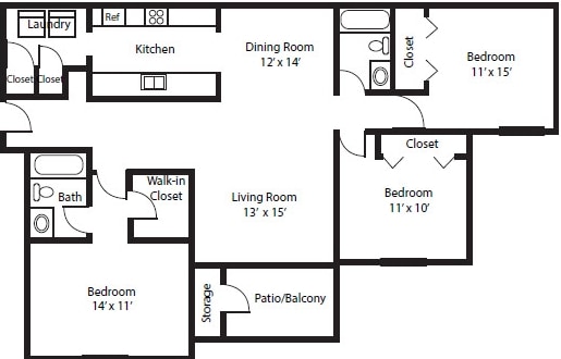 3BR/2BA - The Sand