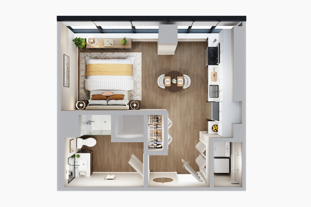 Floor Plan - Ferrara Flats A - River Side