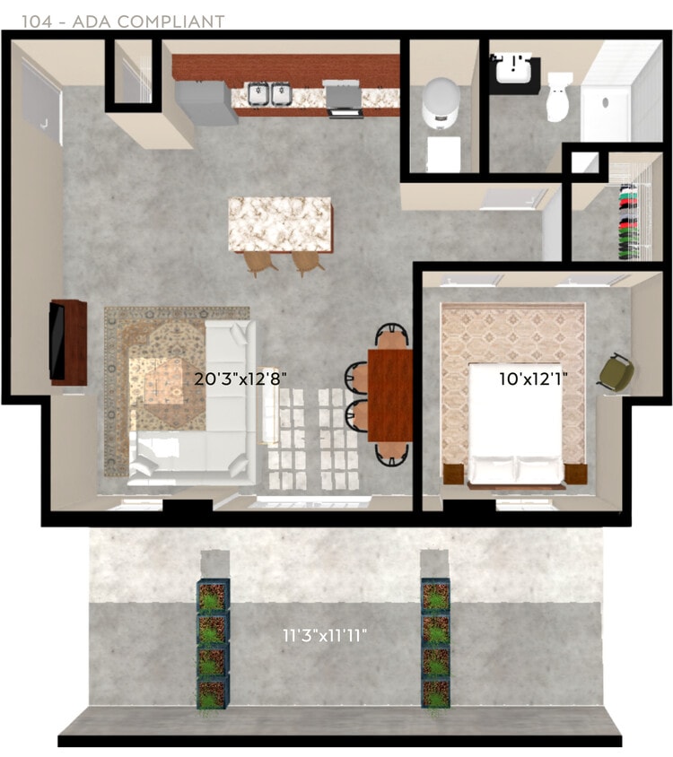 Floor Plan - 104