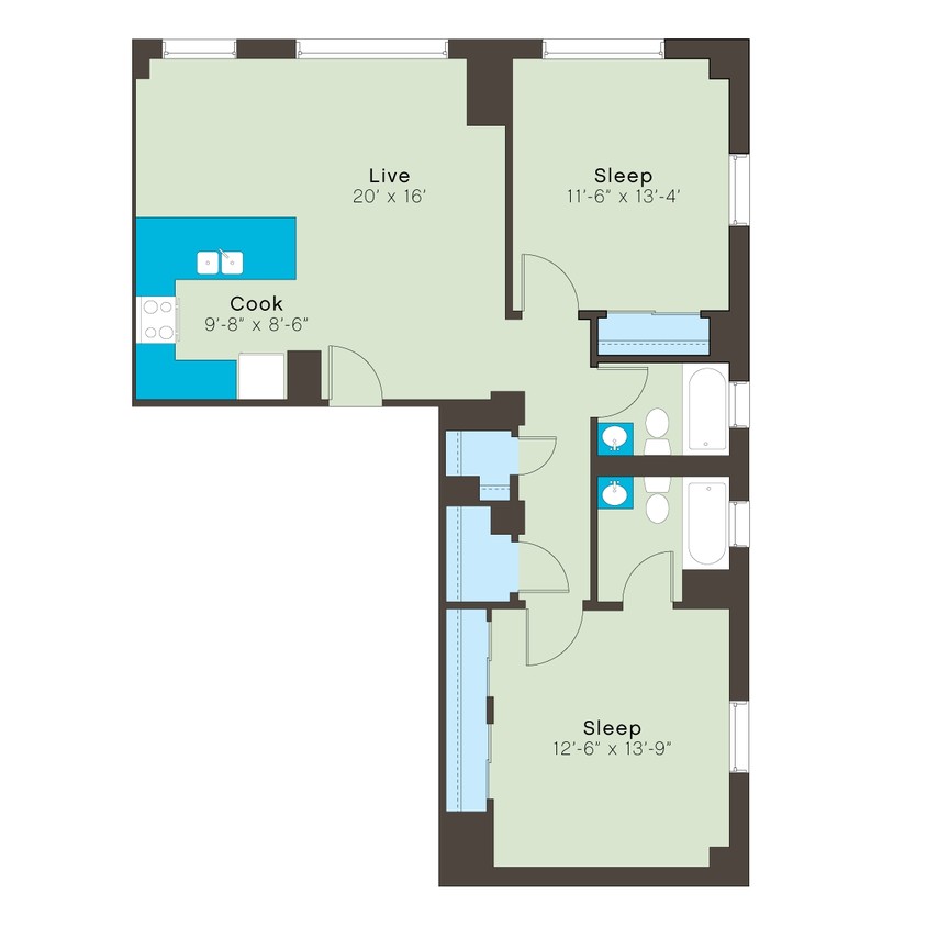 Floor Plan - 214e-2bT16