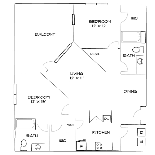Floor Plan - Design 2A