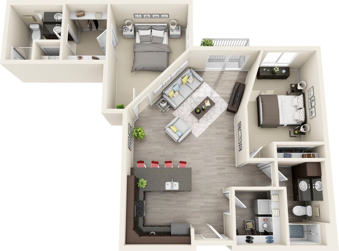Floor Plan - Olive (2C)