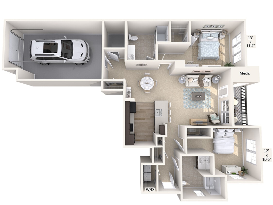 Floor Plan - B9-1241sq-Black