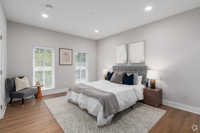 2BR, 2BA - 1,190SF - Primary Bedroom - Landmark at Dublin