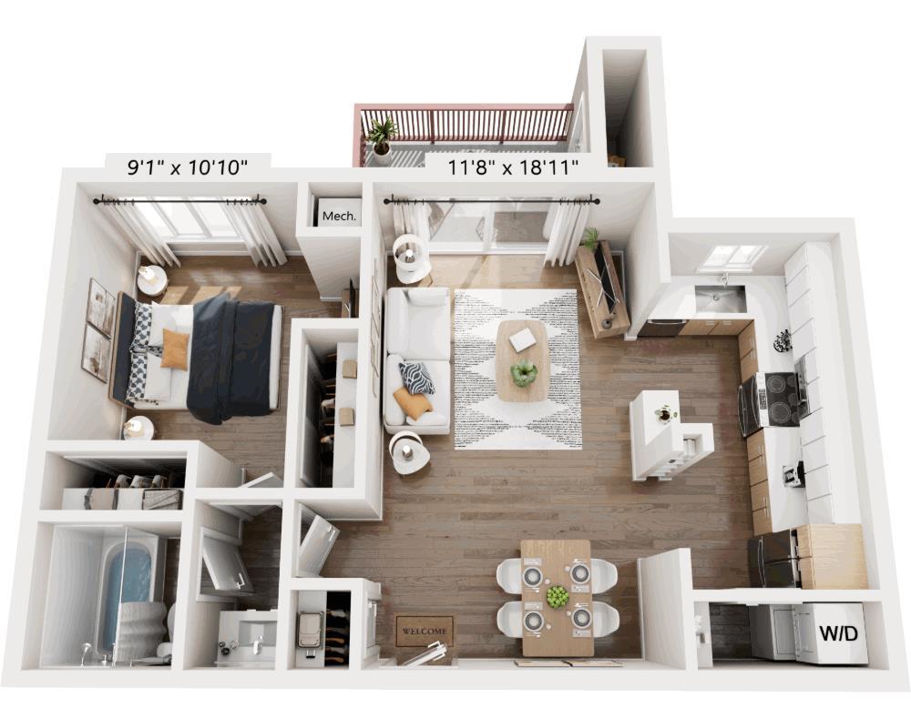 Floor Plan - Amador (A1C)